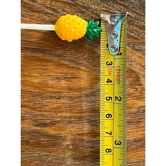 16 Vintage Strawberry & Pineapple Party Picks. Food picks. cupcake. Decor. Fruit - Picture 5 of 5